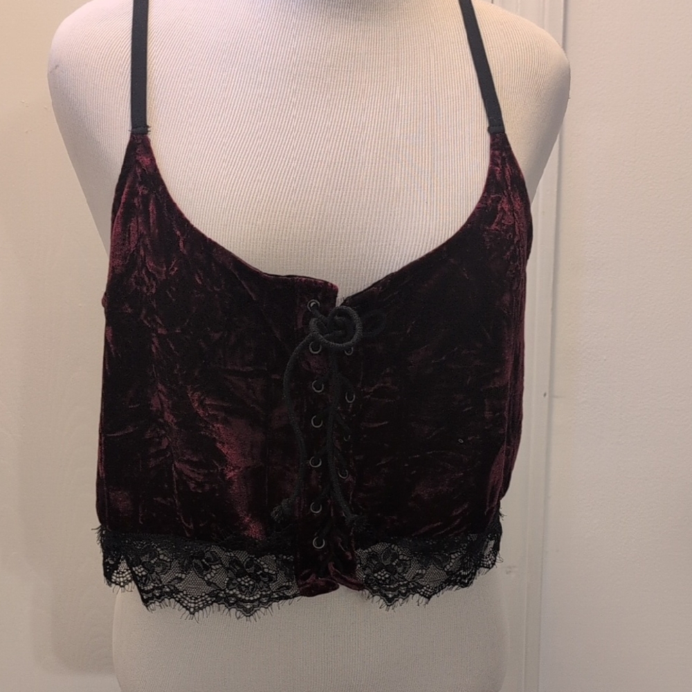Killstar Dahlia Tank Top in Plum